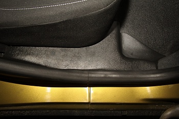 Накладки на ковролин задние Renault Sandero / Sandero Stepway с 2014